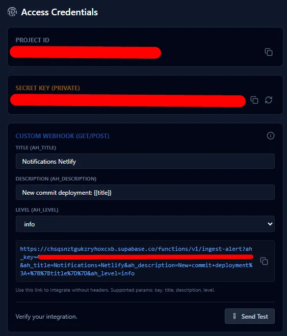 Custom Netlify Notifications